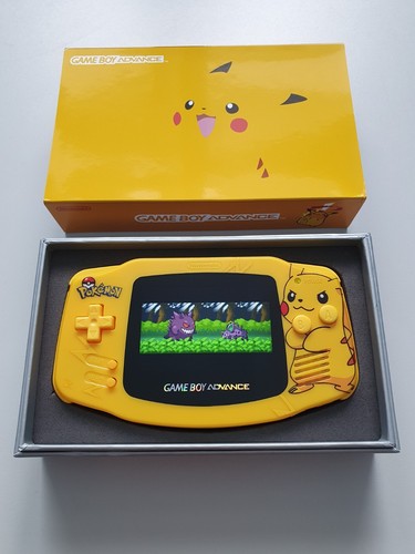 Gba console pikachu pokemon - gba,