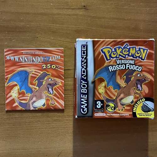 Scatola pokemon rosso fuoco - scatola, +