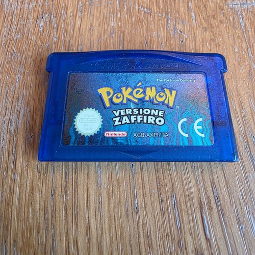 Pokemon versione zaffiro - zaffiro, gba