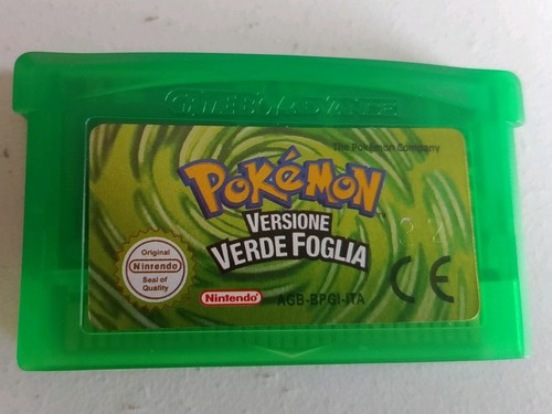 Pokemon verde foglia game boy - verde,